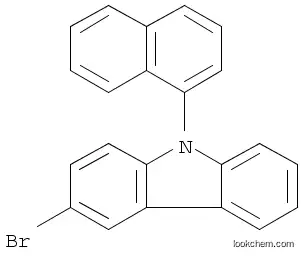 Molecular Structure of 934545-83-2 (3-broMo-9-(naphthalen-1-yl)-9H-carbazole)